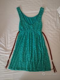 Vestito mini verde 