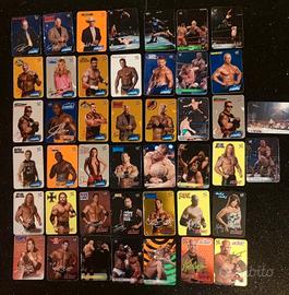 lotto di 44 Lamincards WWE (serie Raw e SmackDown)