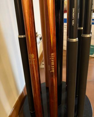 Stecche biliardo Hermelin e Zenith originali