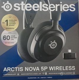 cuffie steelseries actis  nova 5p wireless