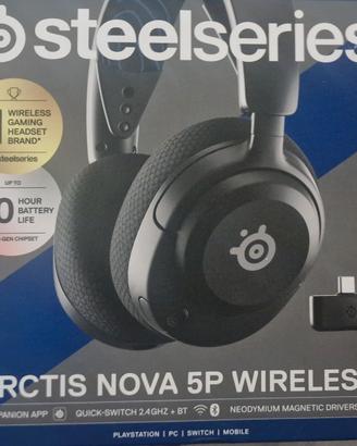 cuffie steelseries actis  nova 5p wireless
