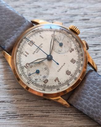 Crono Universal anni 50 oro 18 kt