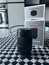 Samyang 35mm 1.4 AF E-mount sony + lens station
