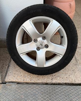 Cerchio e Pneumatico Peugeot 3008/5008