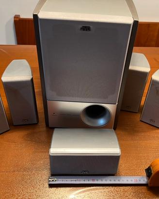 Jvc - kit home theatre 5.1 → sub woofer attivo