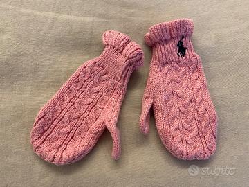 Ralph Lauren Baby guanti muffole bambina 9-24mesi