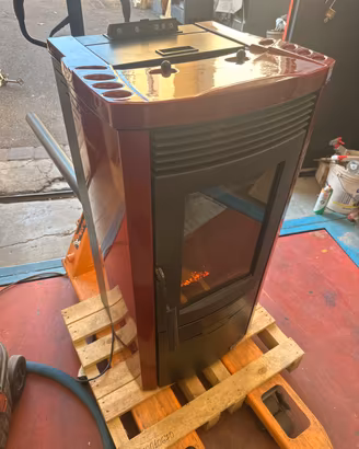 Stufa pellet 10kw dalzotto top ceramica