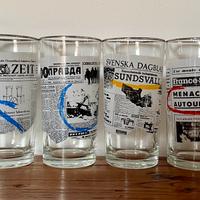 Raro Set 6 Bicchieri Long Drink Vintage