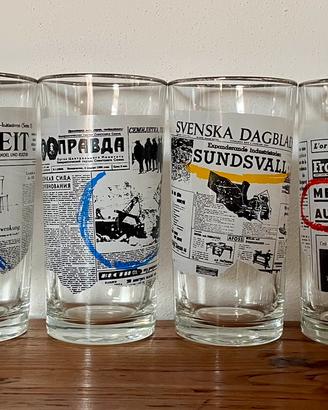 Raro Set 6 Bicchieri Long Drink Vintage