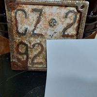 rara targa vespa d epoca catanzaro