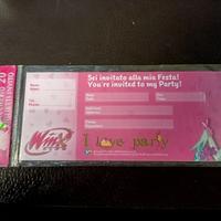 Biglietti Invito Festa Winx Nuovo