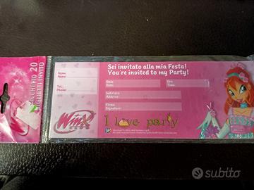 Biglietti Invito Festa Winx Nuovo