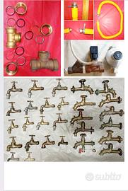 Rubinetti antichi, raccordi a T e altro per gas