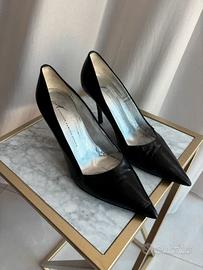 Décolleté Giuseppe Zanotti a punta in pelle nera –