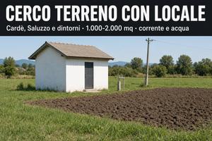  terreno con locale, corrente e acqua
