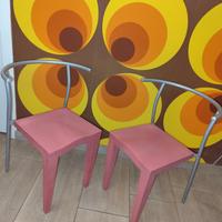 Coppia Di Sedie Kartell Modello Dr Globe anni 80