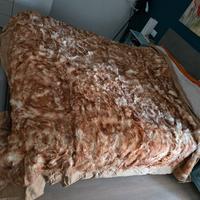 coperta di pelliccia vera