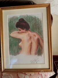 quadro busto di donna 