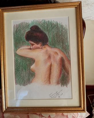 quadro busto di donna 
