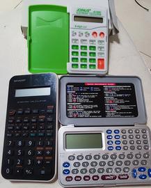 3 Calcolatrici scientifiche
