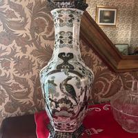 Vaso con decori cinesi