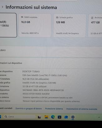 Dell latitude 13"  7340 i7-1365U/16GB/512gb m.2