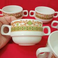 sei grande tazze in porcellana inglese