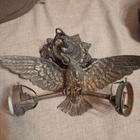 lampadario ventennio in bronzo 