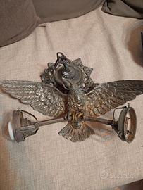 lampadario ventennio in bronzo 