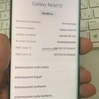 Samsung note 10 5g 256gb (leggere descrizione)