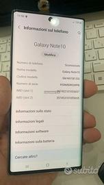 Samsung note 10 5g 256gb (leggere descrizione)