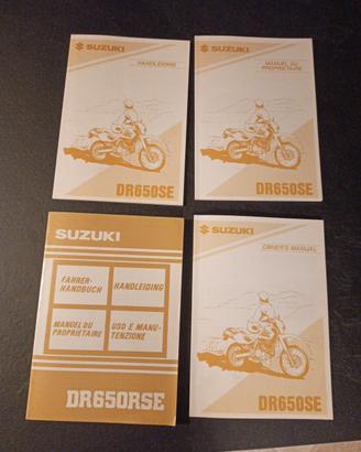 manuale d'uso Suzuki DR 650