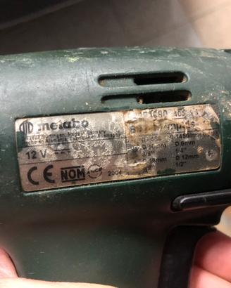 Trapano Avvitatore metabo da testare