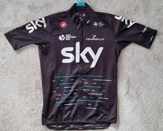 Castelli podio Jersey team sky taglia M - nero