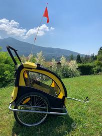 carrello bicicletta per bambini o animali