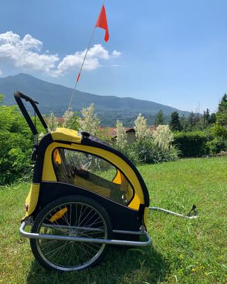 carrello bicicletta per bambini o animali