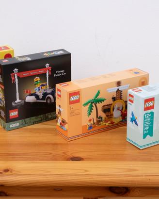 LEGO lotto GWP 40589 40756 40782 40913 NUOVI MISB