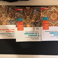 PENSIERI E LA MERAVIGLIA 1A 1B e volumetto