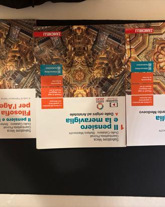 PENSIERI E LA MERAVIGLIA 1A 1B e volumetto