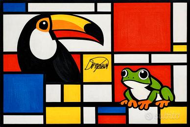 Quadro Moderno Astratto - 60x60