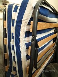 letto pieghevole con materasso