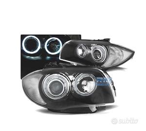 FARI BMW E81 E87 E82 E88 OCCHI ANGEL LED NERI