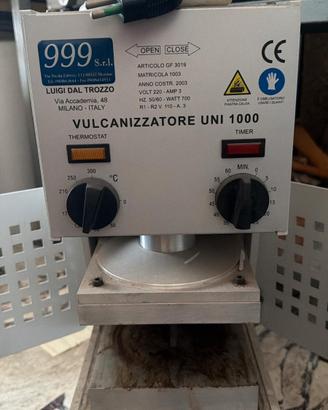 vulcanizzatore per orafi