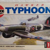 AIRFIX HAWKER TYPHOON 1B 1/72 MODEL KIT VINTAGE