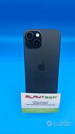 APPLE IPHONE 15 BLACK 128 GB   USATO PERFETTO