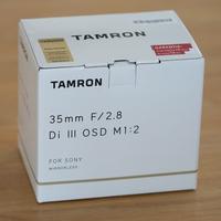 Tamron 35 mm F 2.8 nuovo Macro 1:2 attacco Sony E