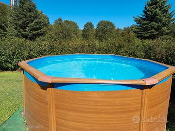 Piscina gre 350x120 senza liner interno