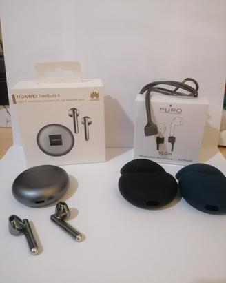 Huawei freebuds 4 auricolari con accessori silver 