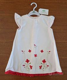 vestitino bimba ricamato "FS Baby"