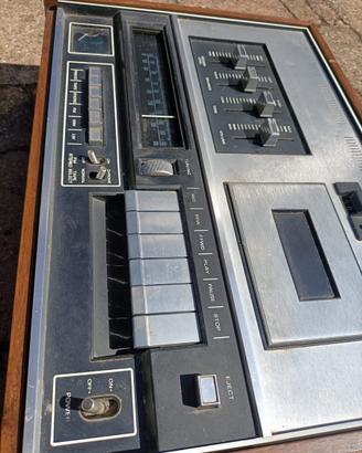 Sanyo registratore audio vintage radio stereo